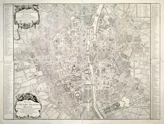 Mappa di Parigi, 1723
